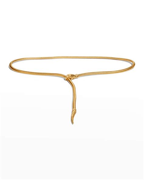 ysl snake belt